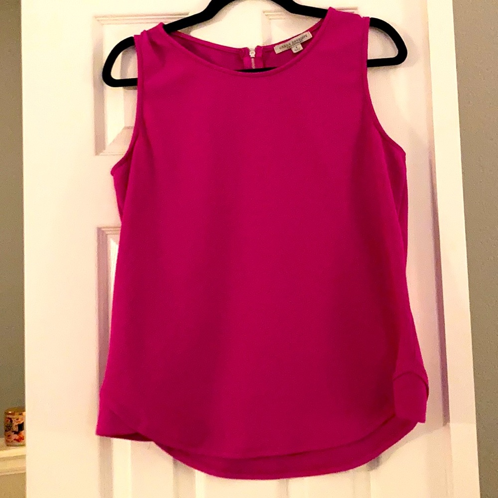 Green Envelope Blouse in Pink